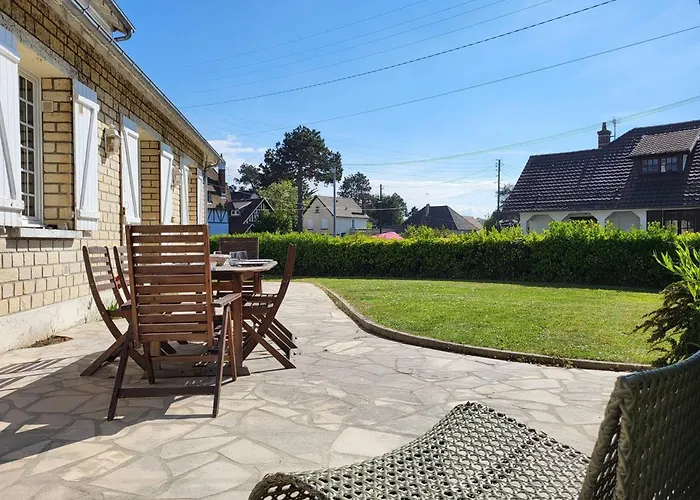 度假居 Maison Familiale, A 250m, Calme, Jardin, Terrasse, Wifi - Fr-1-465-75 玛维尔弗朗斯维尔